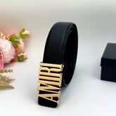 Amiri Belt Neutral belt casual with jeans shipped with box